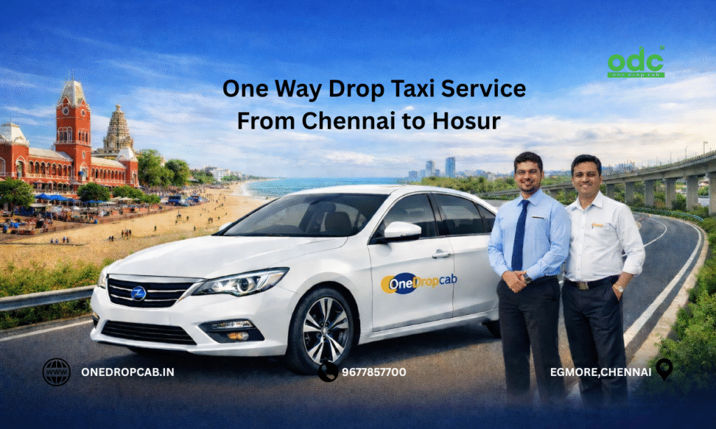 Chennai to Hosur One way cab services