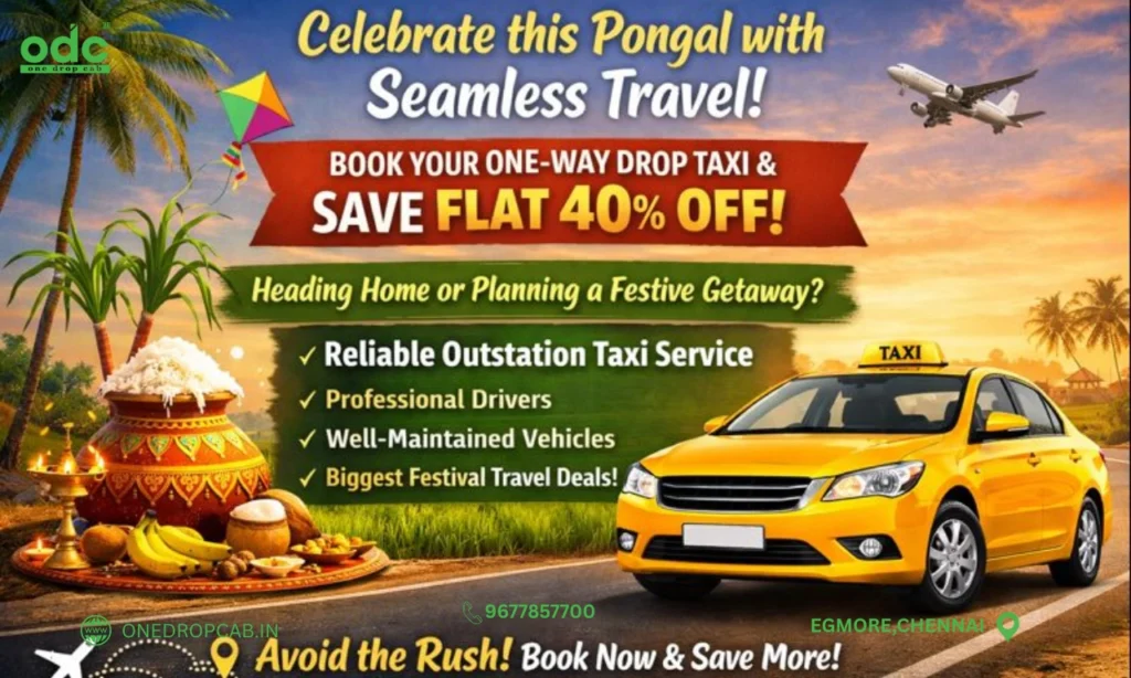 one way taxi service for pongal