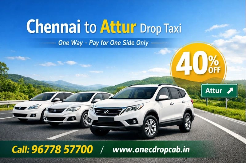 Chennai to Attur one drop cab