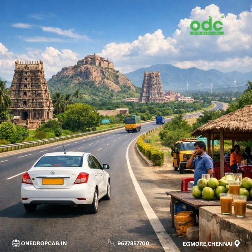 Chennai to Thirumangalam one drop cab